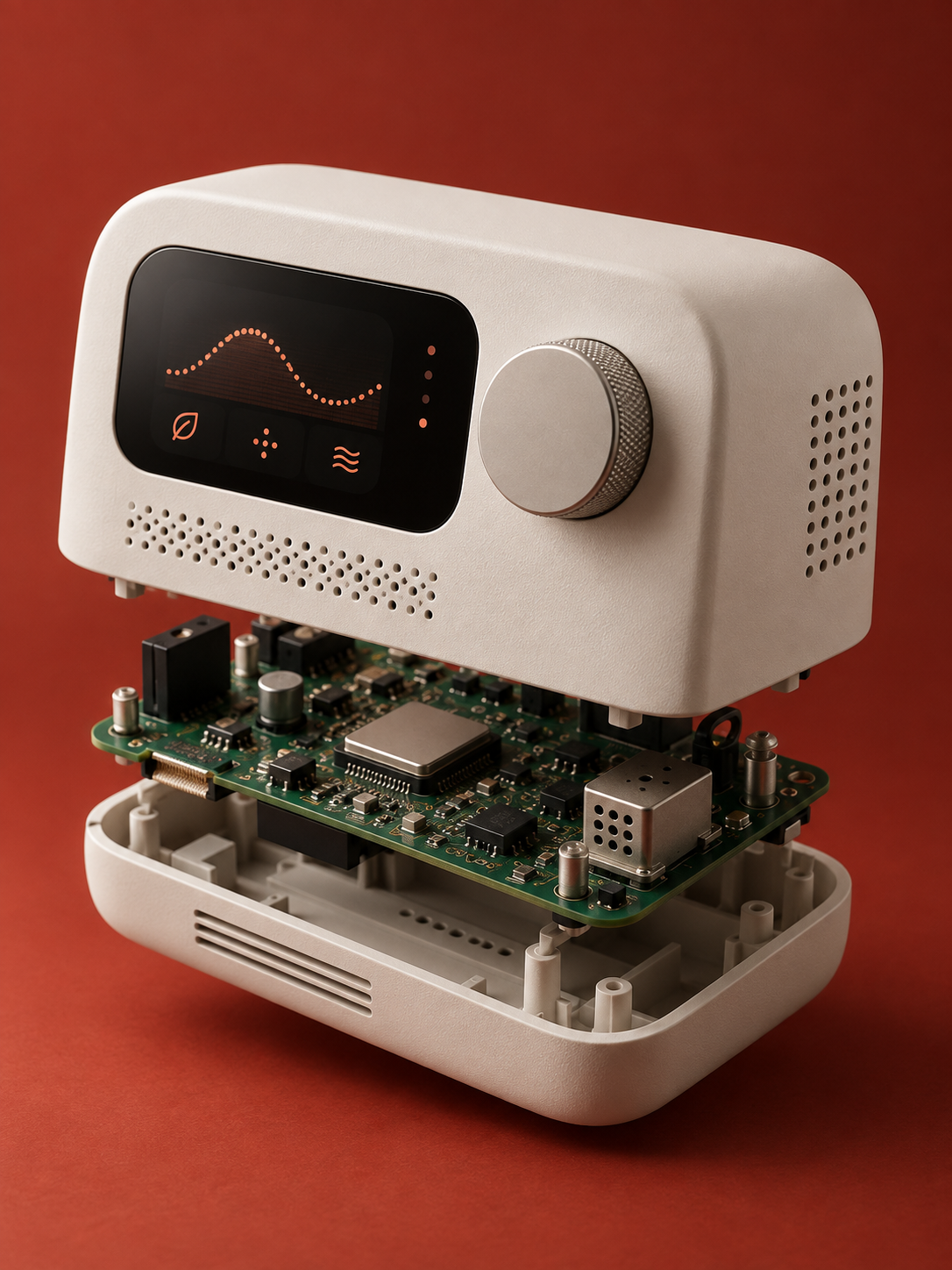 Enclosure concept for an air quality monitor
